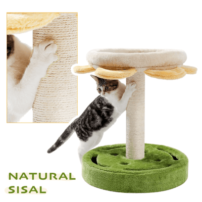 sunflower-scratching-post