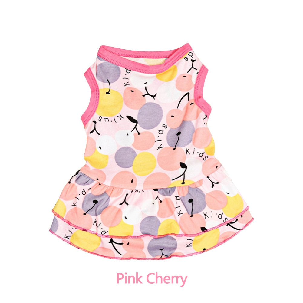 Sweet Pink Clothes for Cats - Cherry / XS - Clothes for cats