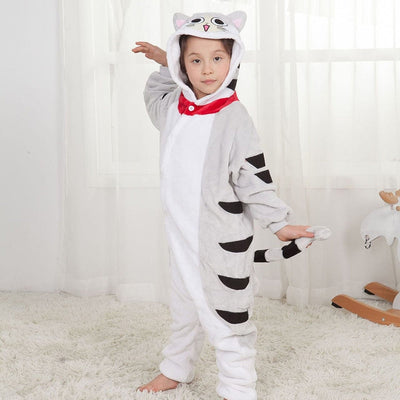 Tabby Cat Kids Kigurumi - Cat pajamas