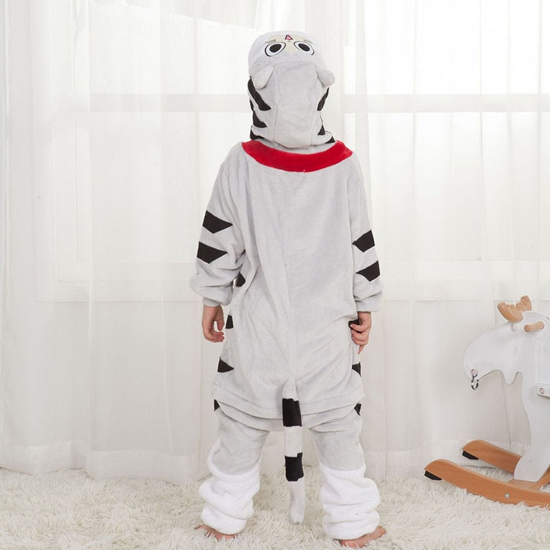 Tabby Cat Kids Kigurumi - Cat pajamas