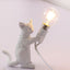 Table Cat Lamp Light - White Hold