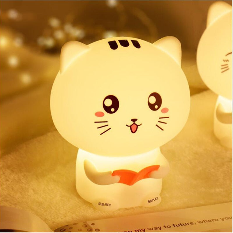 Talking Cat Lamp Light