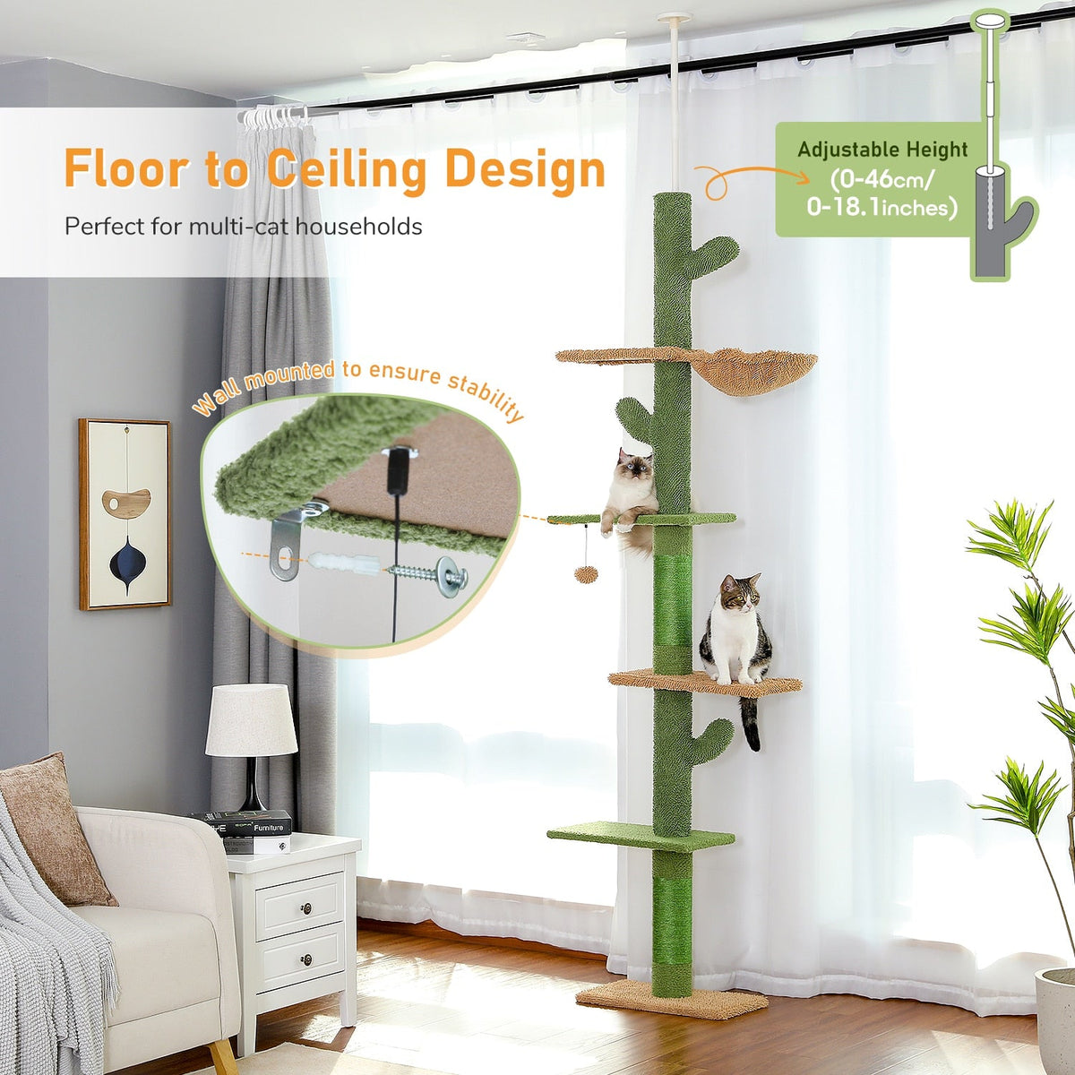 Tall Cat Scratching Post - Cat scratching post