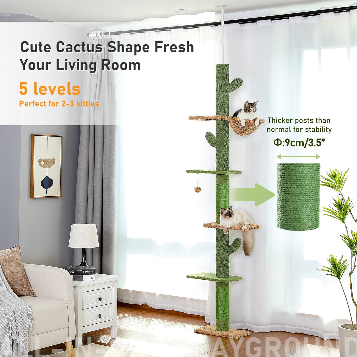 Tall Cat Scratching Post - Cat scratching post