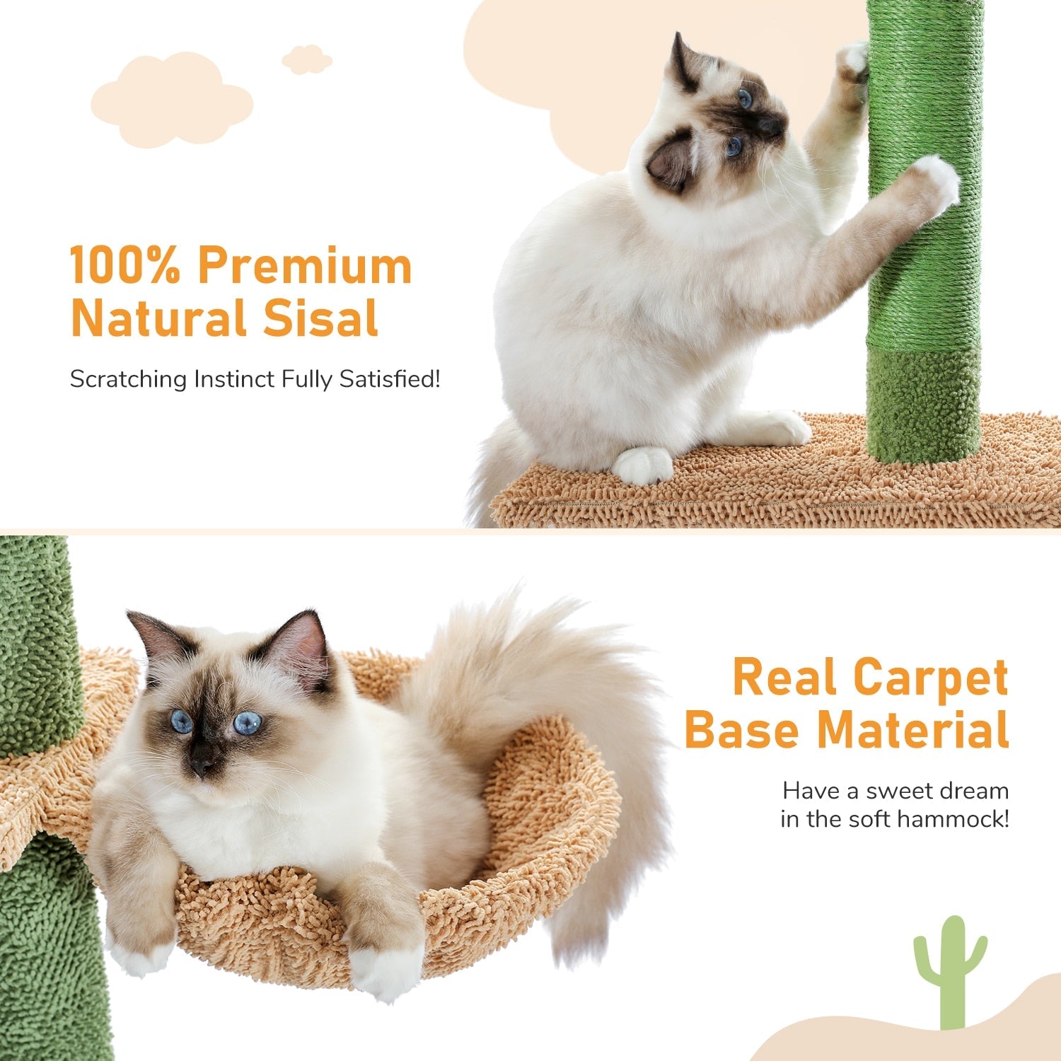 Tall carpeted hotsell cat scratching post