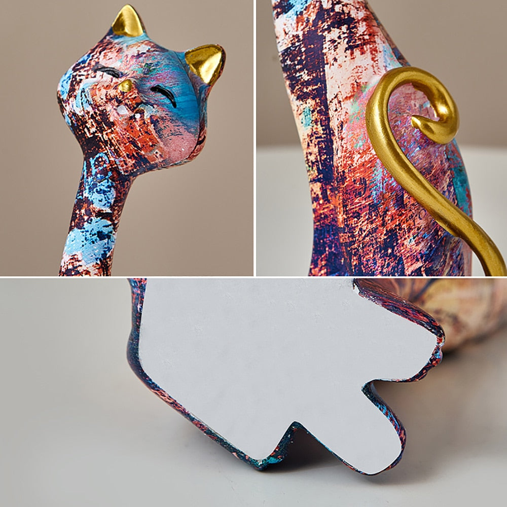 Tall Cat Statue