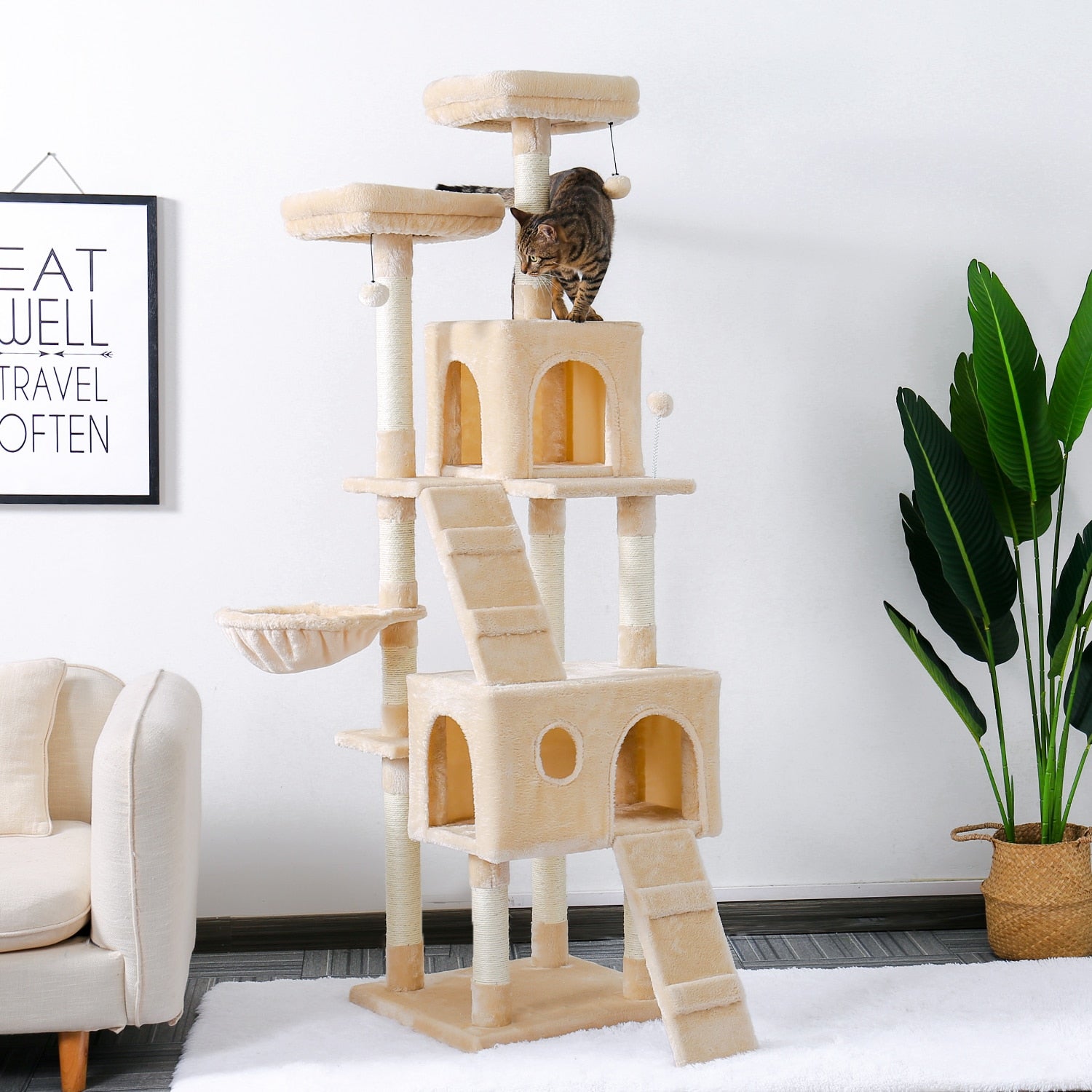 Tall Modern Cat Tree