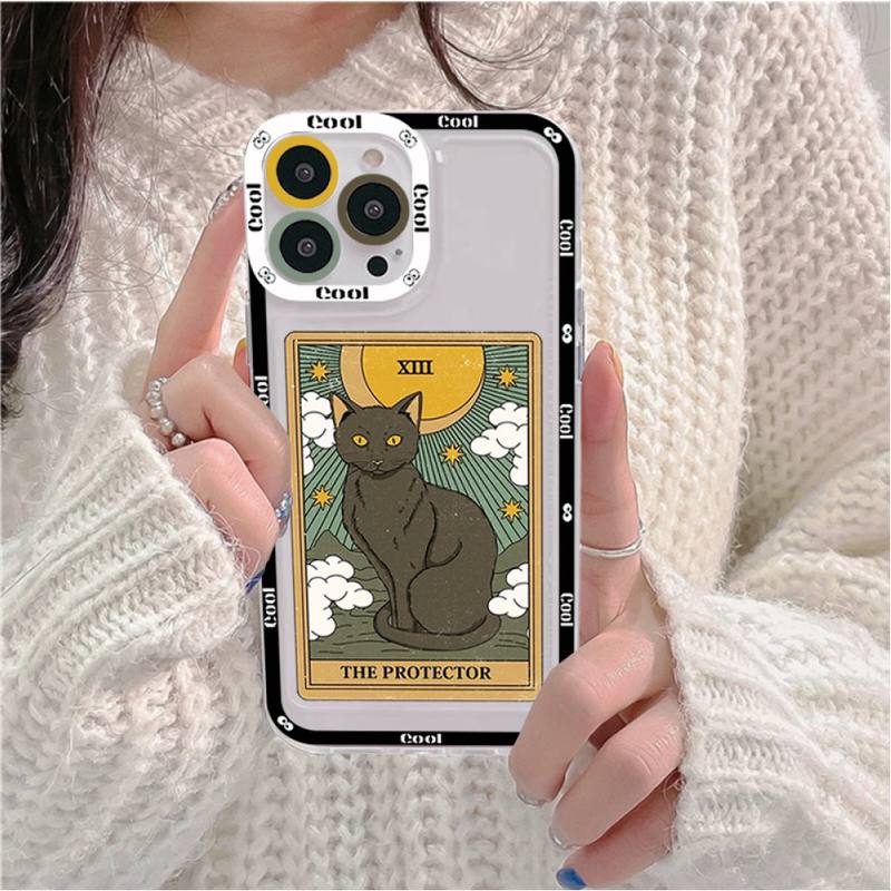 Tarot Cat Phone Case - For iphone11 / The Protector - Cat