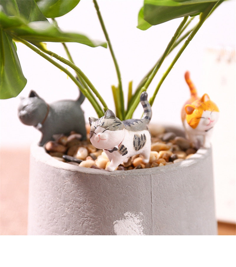 Tiny Cat Figurines