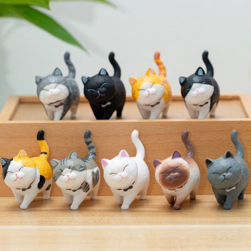 Tiny Cat Figurines
