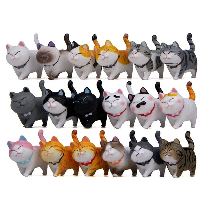 Tiny Cat Figurines