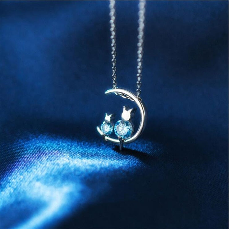 Tiny Cat Necklace - Cat necklace
