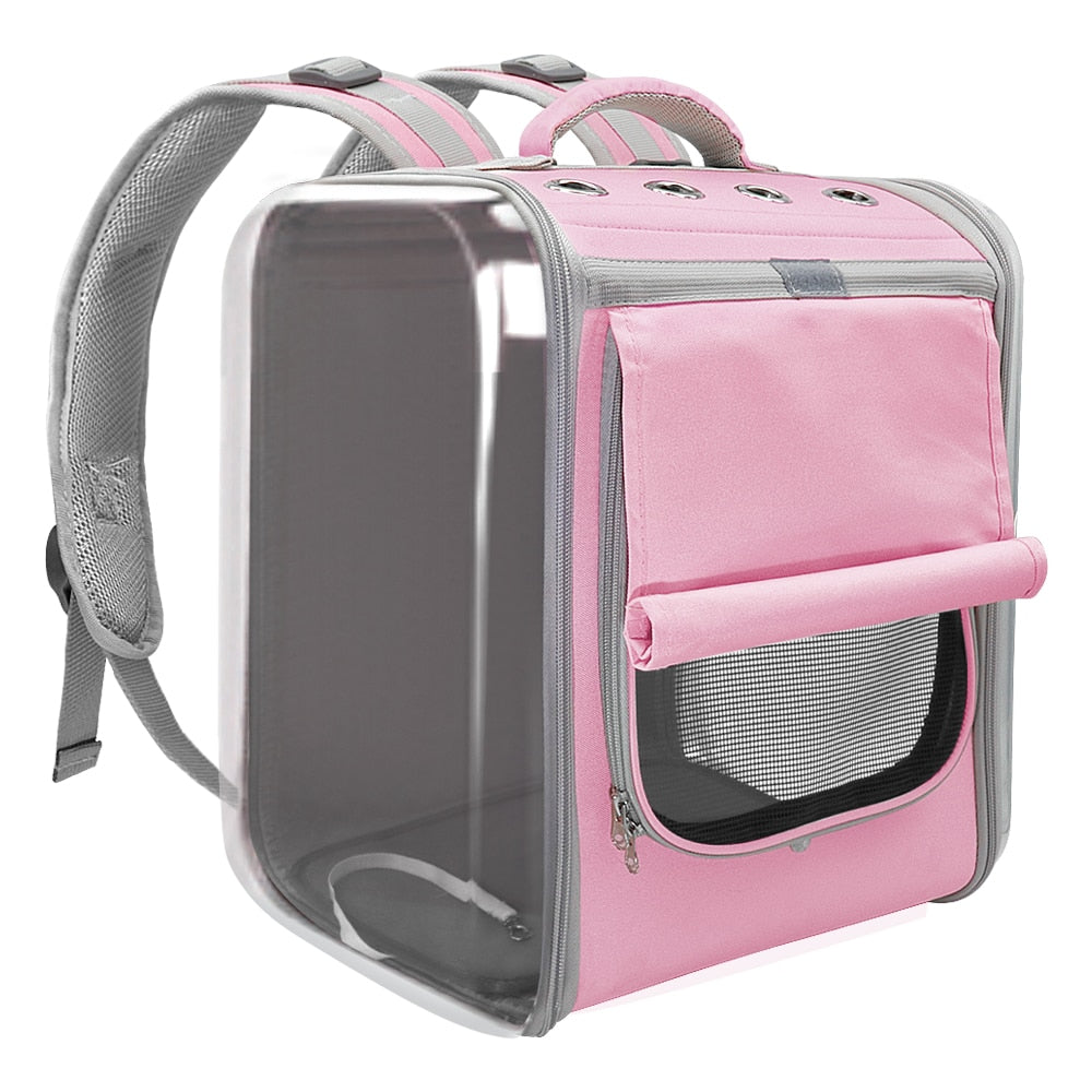 Travel Cat Carrier Backpack - Pink / 35x30x40cm - Travel Cat