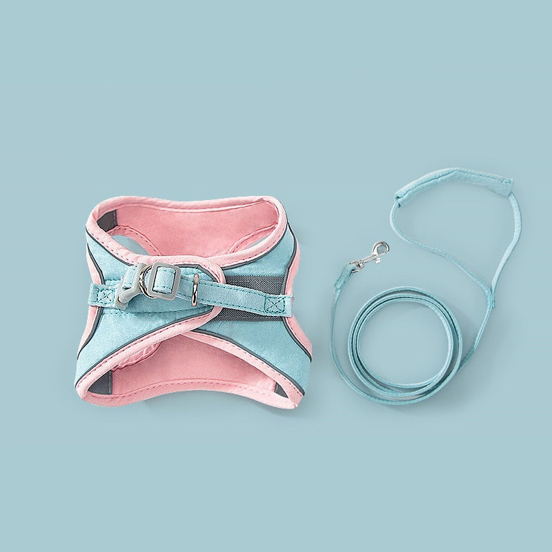 Travel Cat Harness - Pink / S