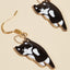Tuxedo Cat Earrings - Cat earrings