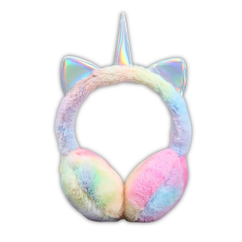 Unicorn cat Earmuffs - Colorfull - Unicorn cat Earmuffs