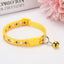 Velcro Cat Collars - Yellow - Cat collars
