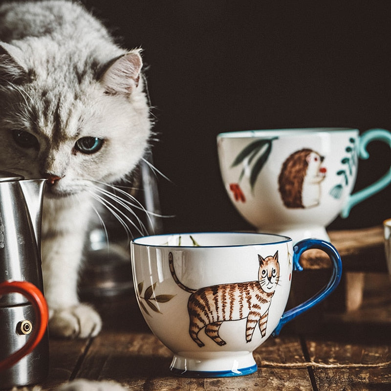 Vintage Cat Mug