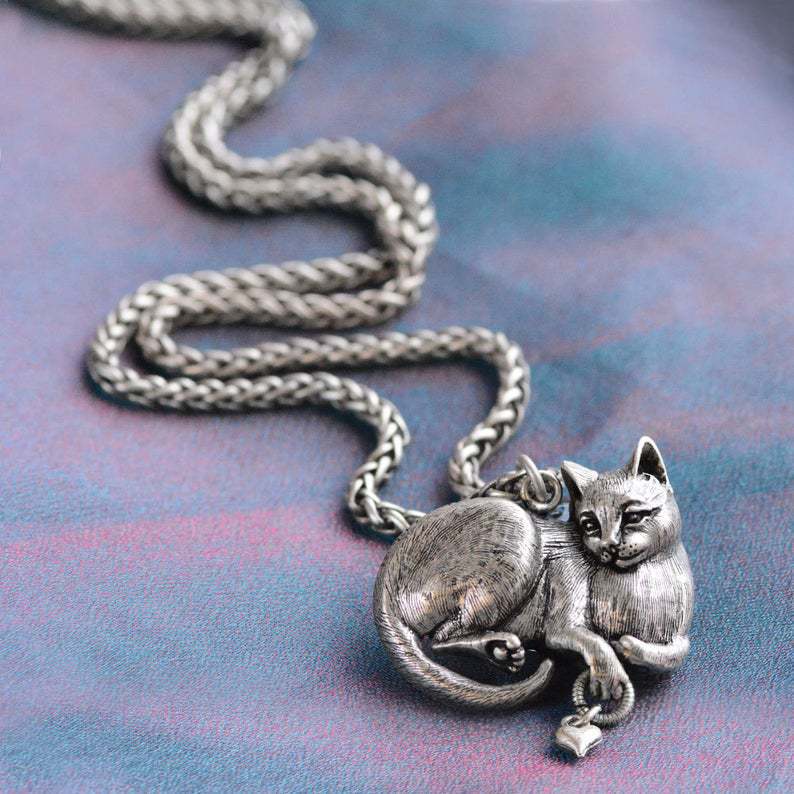 Vintage outlet cat jewelry