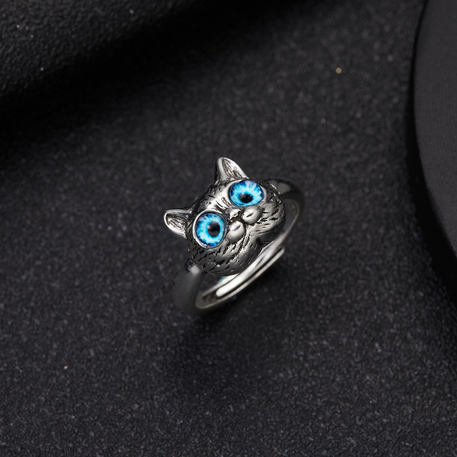 Vintage Cats Eye Ring - cat rings