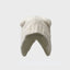 Warm cat Hat - White / 54-58cm - Cat beanie