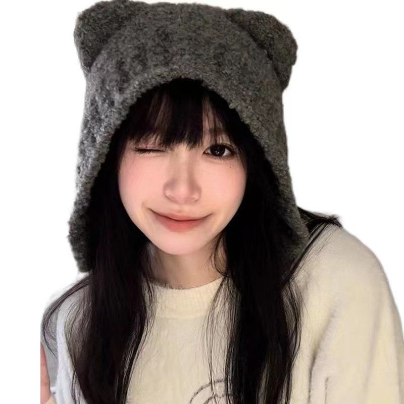 Warm cat Hat - Cat beanie
