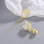 White Cat Eye Earrings - Cat earrings