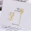 White Cat Eye Earrings - Cat earrings