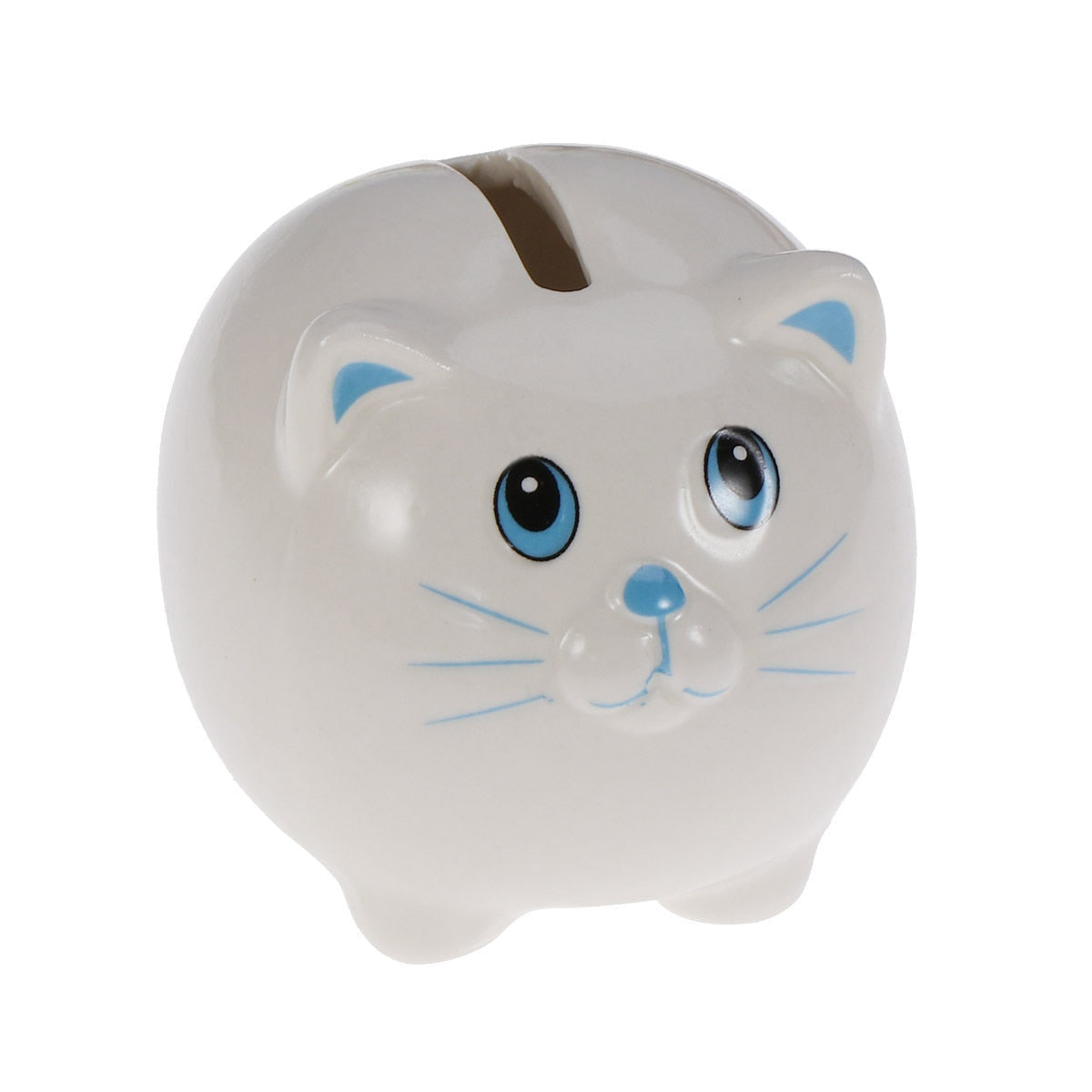 White Cat Piggy Bank