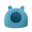 Wicker Cat Bed - Blue / S