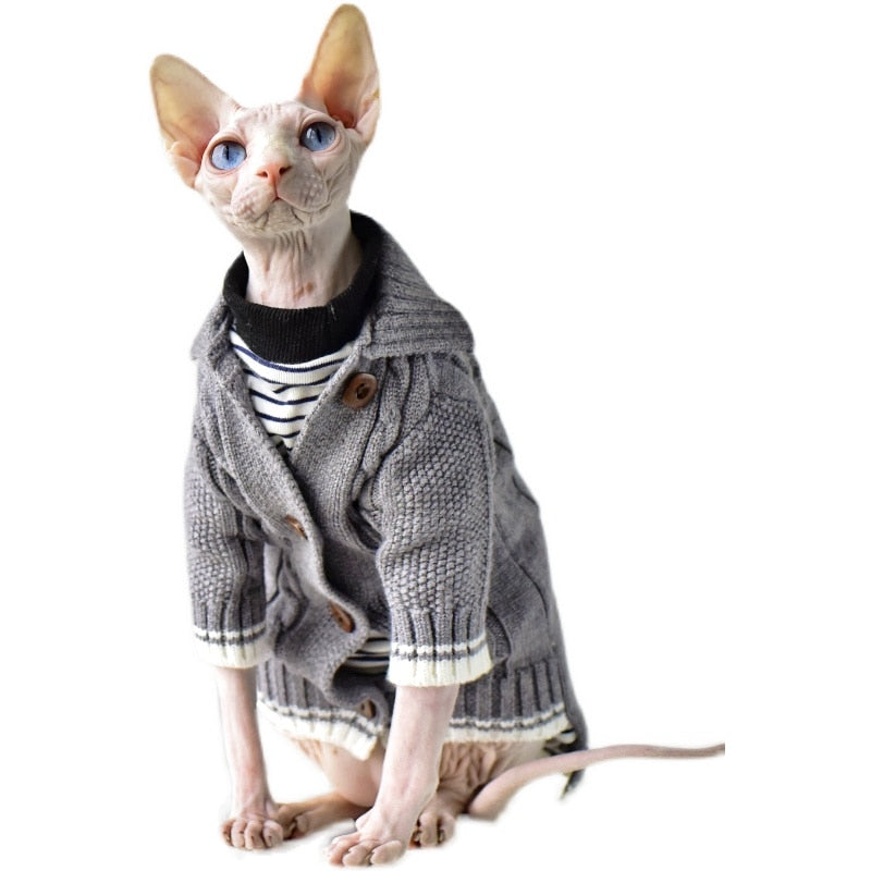 Winter Sphynx Cat Clothes - Clothes for cats