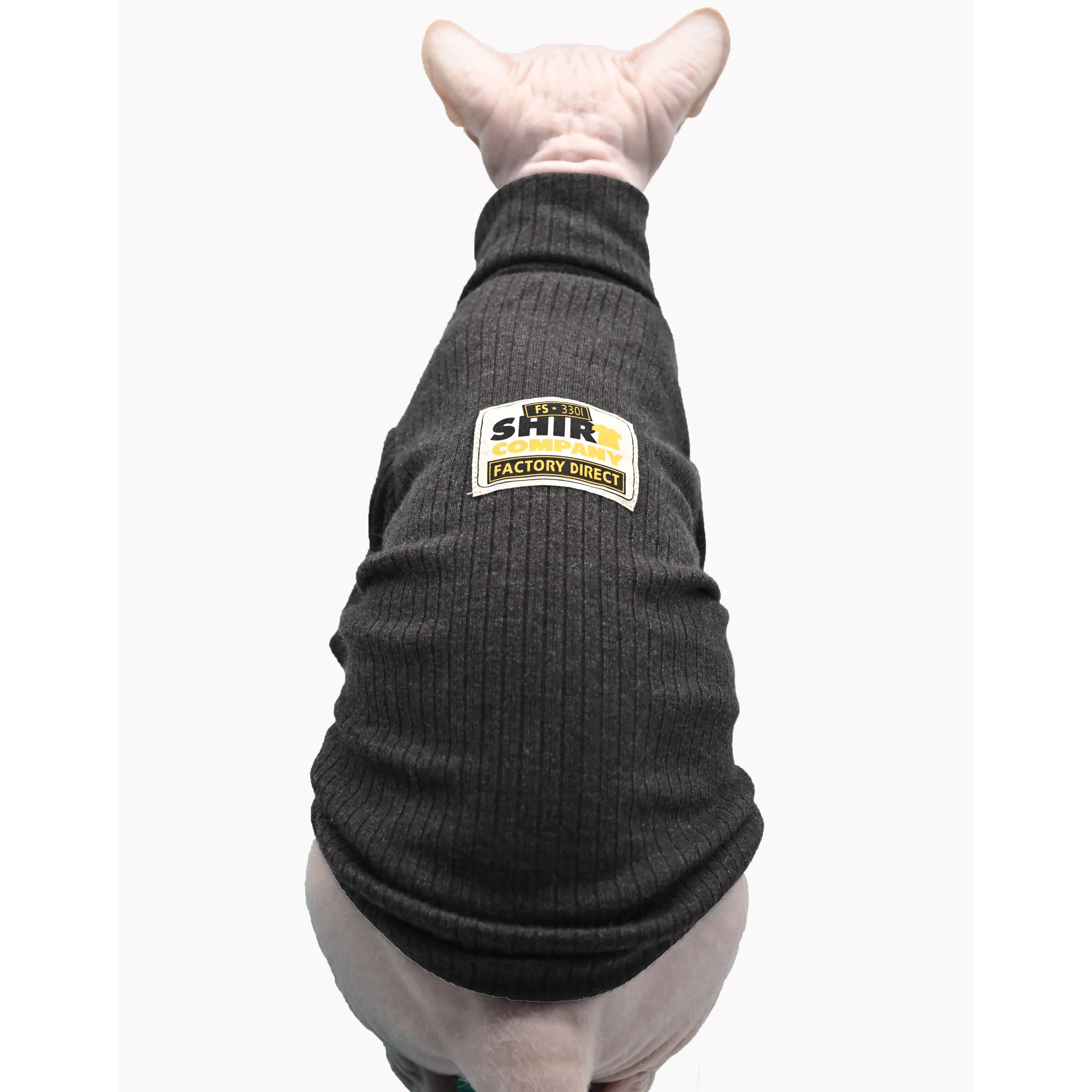 Winter Sphynx Cat Clothes - Deep Grey / XS - Clothes for