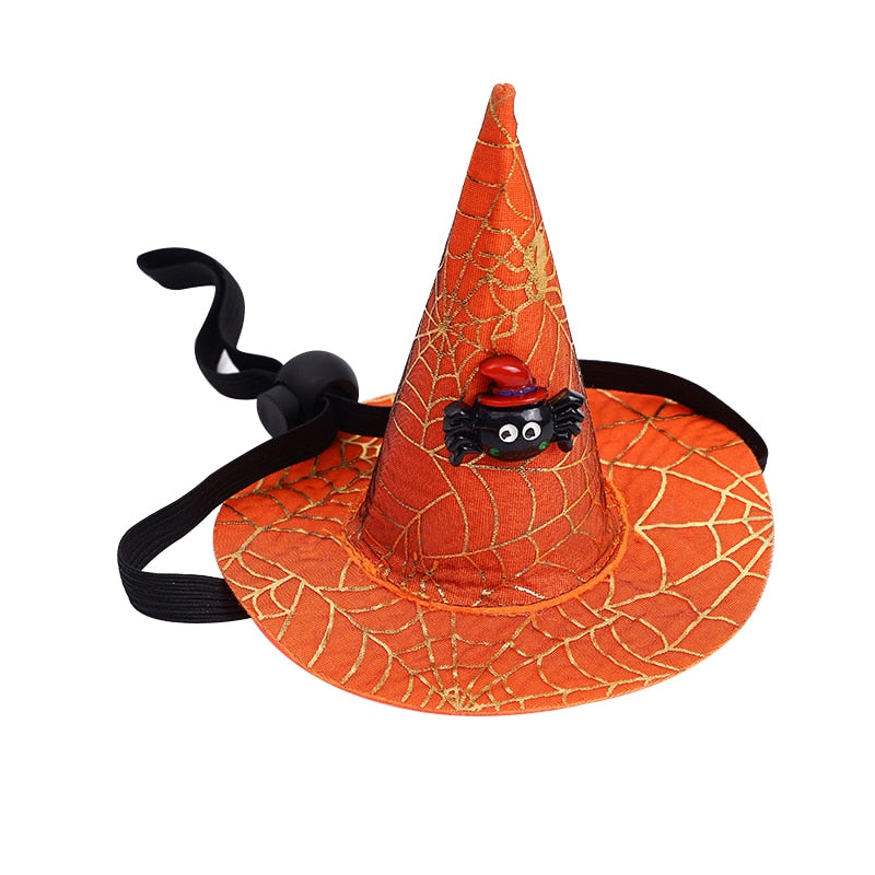 Wizard Hat for Cats - Orange. - Hat for Cats