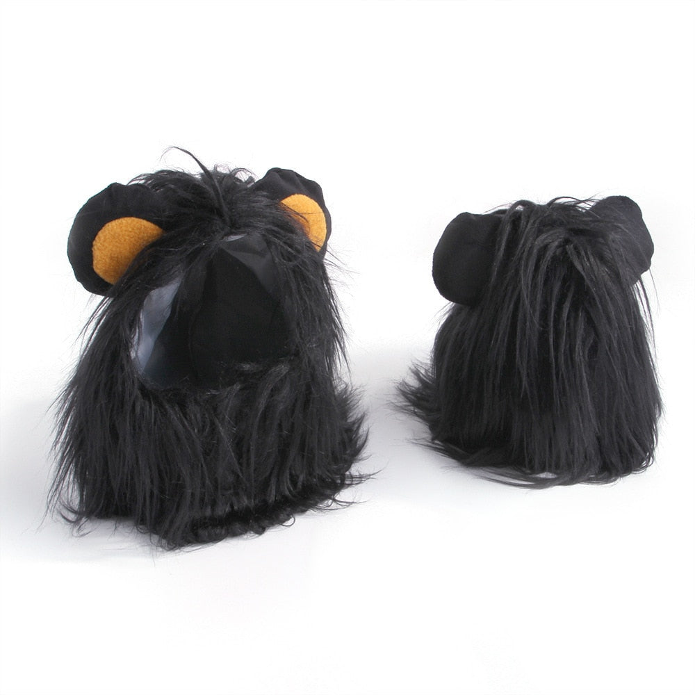 Wolf Costume for Cat - Black / S