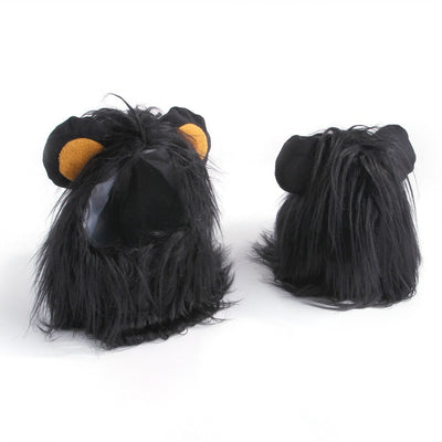Wolf Costume for Cat - Black / S