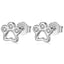 Women Cat Earrings - Silver - Cat earrings