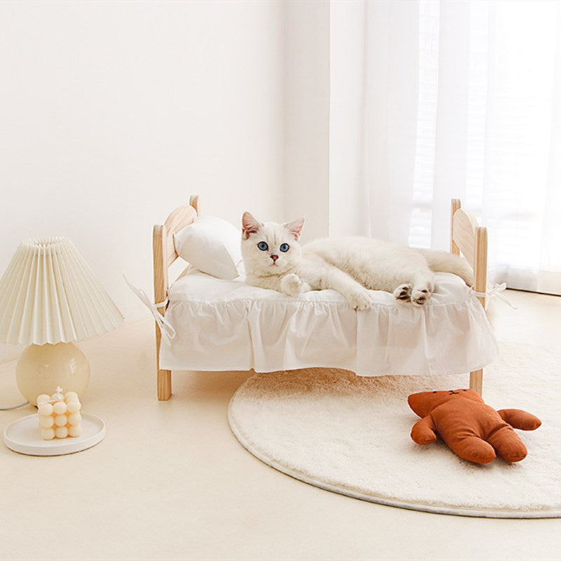 Wooden Cat Bed