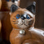 Wooden Cat Figurines