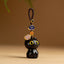 Wooden Cat Keychain - Black - Cat Keychains