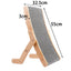 Wooden Cat Scratch Post - Grey - Cat scratching post