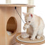 Wooden Cat Tree - Beige / United States